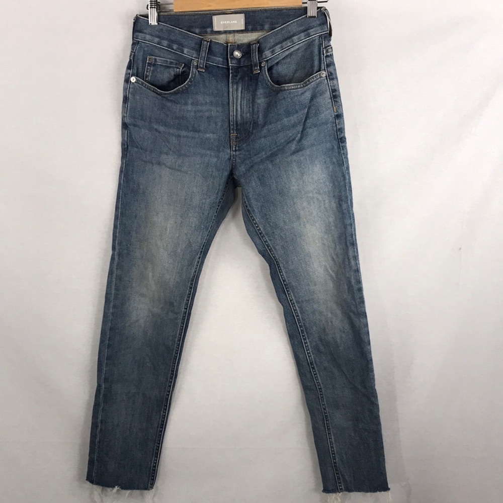 Everlane 29x30 skinny raw hem